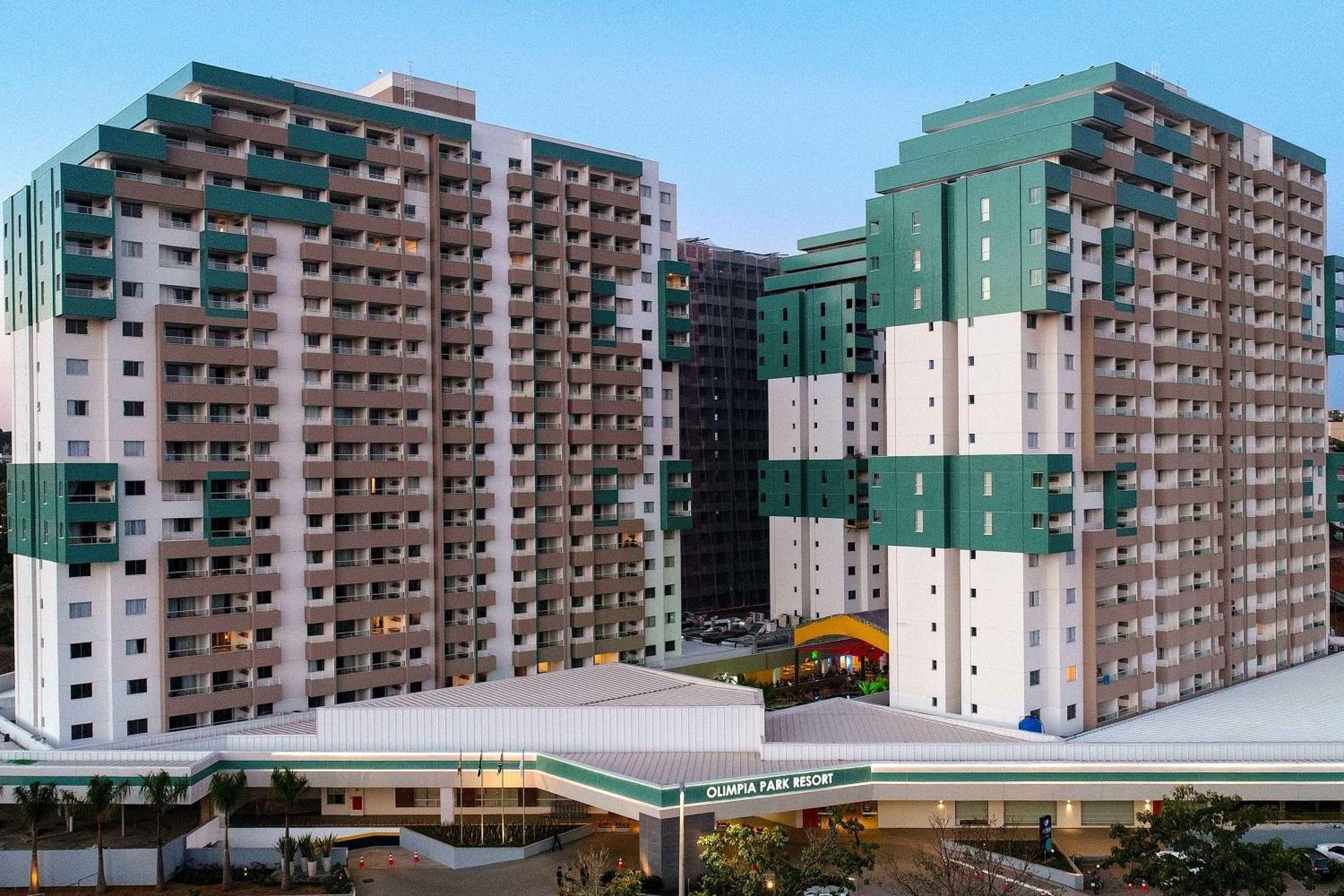 Apartamento colado no Thermas das Laranjais, no Olimpia Park Resort Olímpia Exterior foto